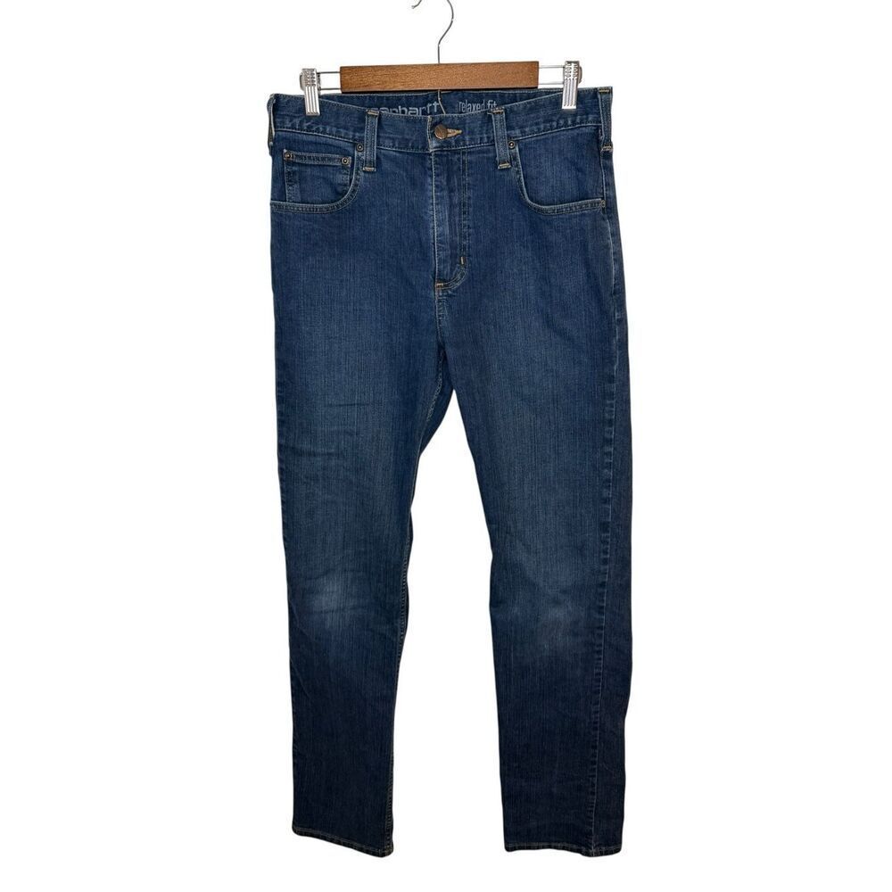 Carhartt Men’s Relaxed Fit Deep Creek Denim Work Jeans Size 31x34